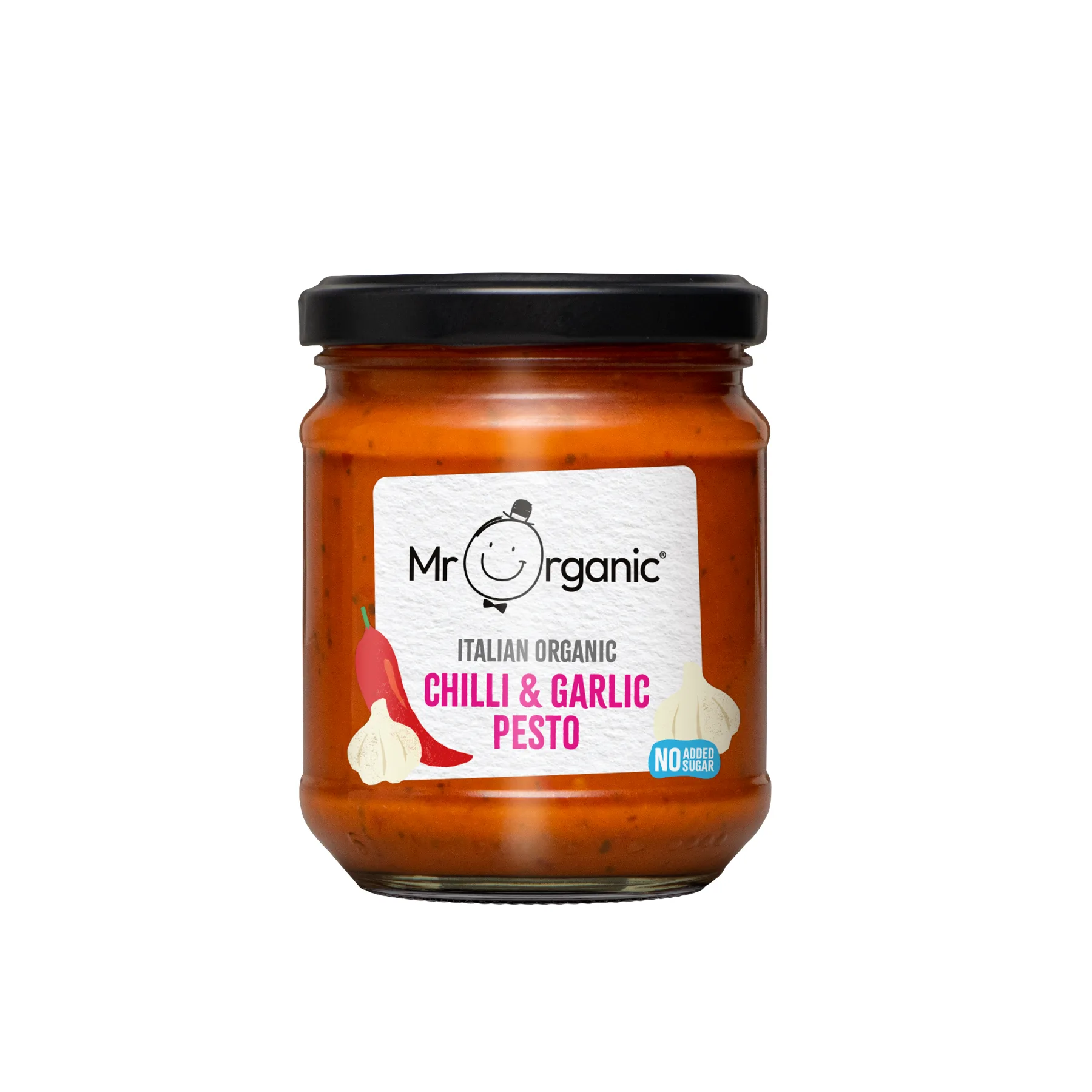 Mr Organic Chilli & Garlic Pesto -190g