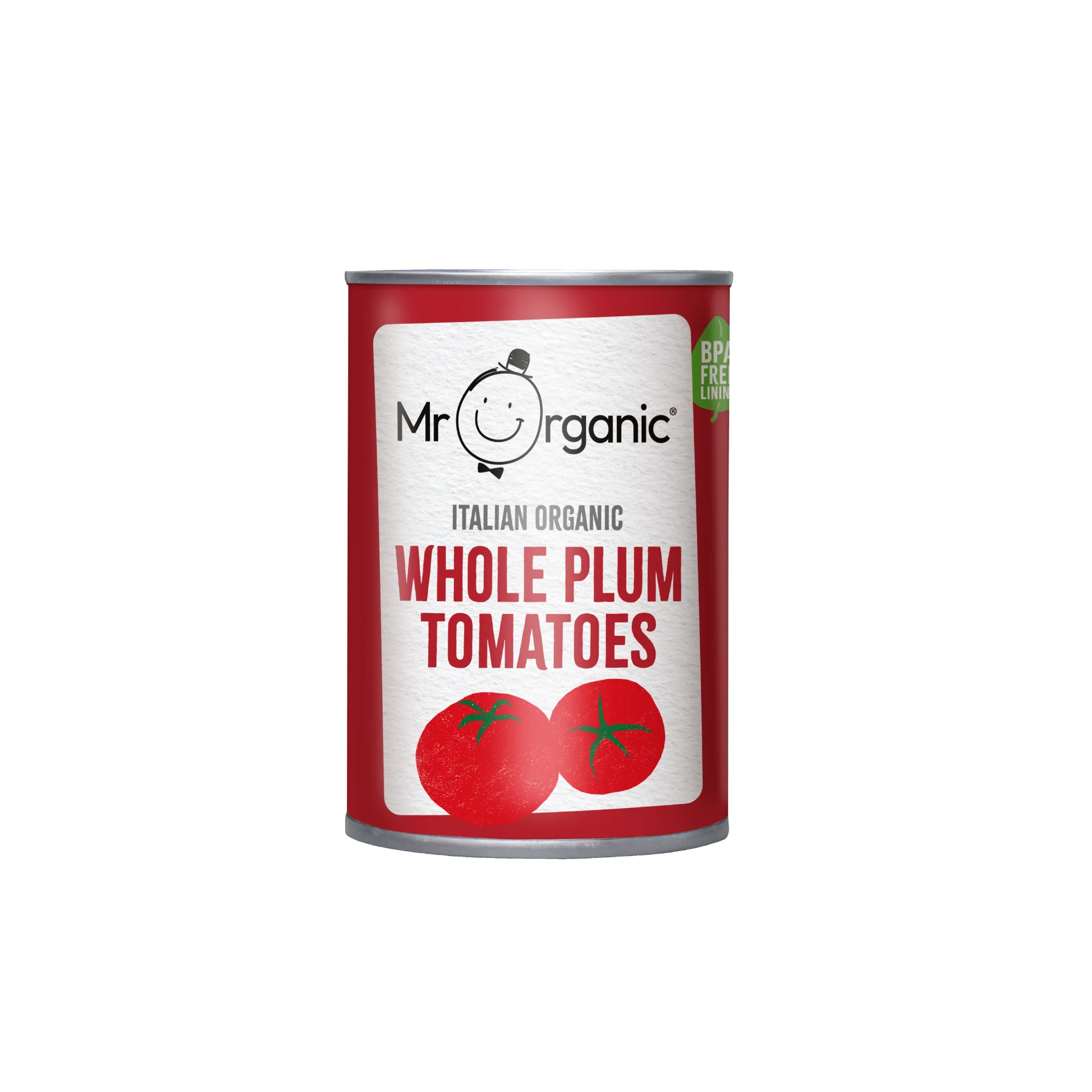 Mr Organic Whole Peeled Tomatoes - 400g