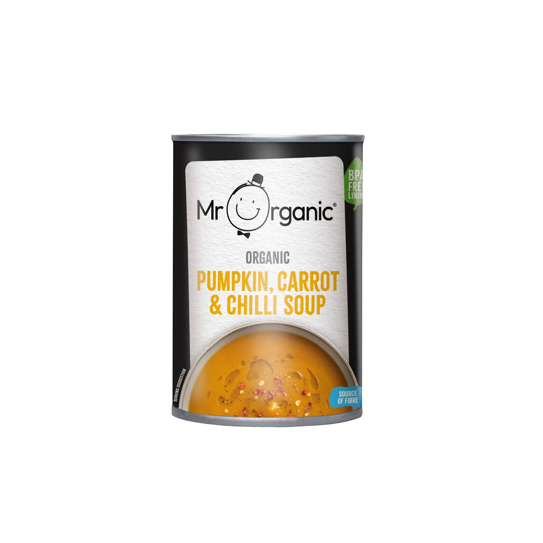 Mr Organic Pumpkin, Carrot & Chilli Soup - 400g