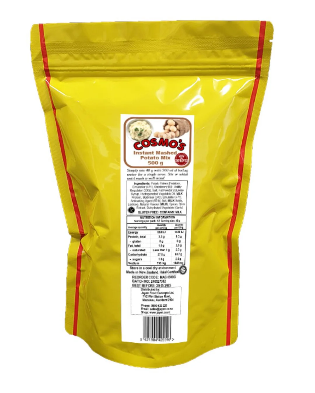 Cosmo’s Instant Potato Mash Mix 500gm