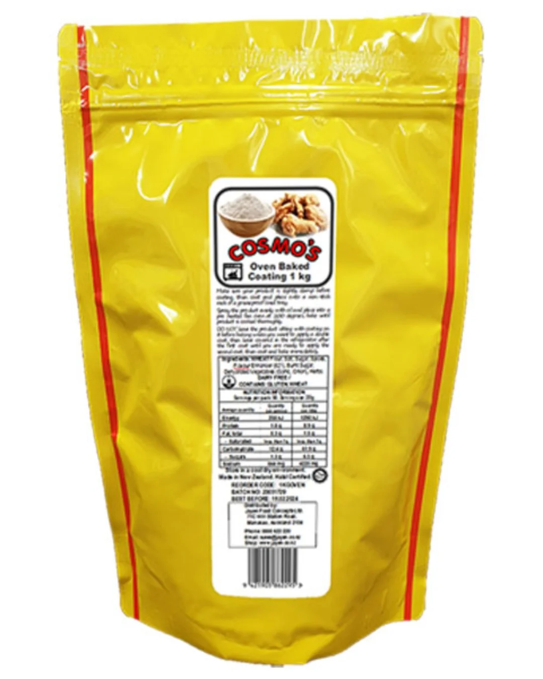 Cosmo's Oven Baked Coating 1kg