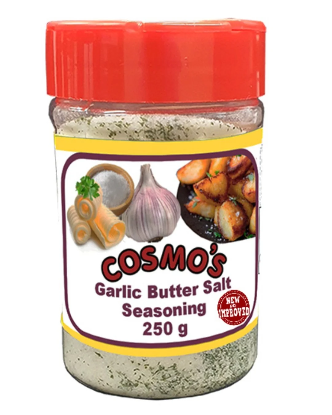 Cosmo's Garlic Butter Salt Shaker 250gm
