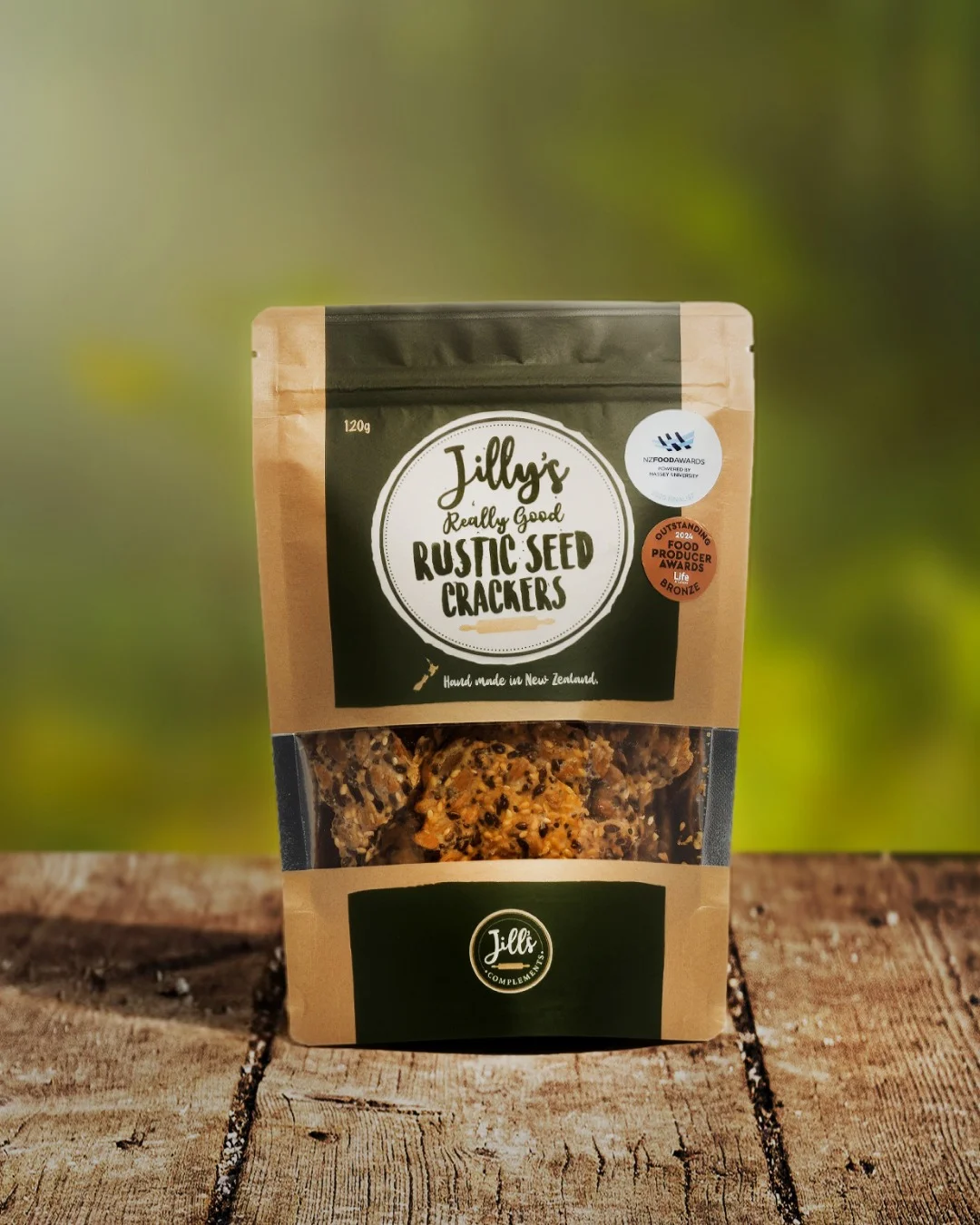 Jilly's Rustic Seed Crackers