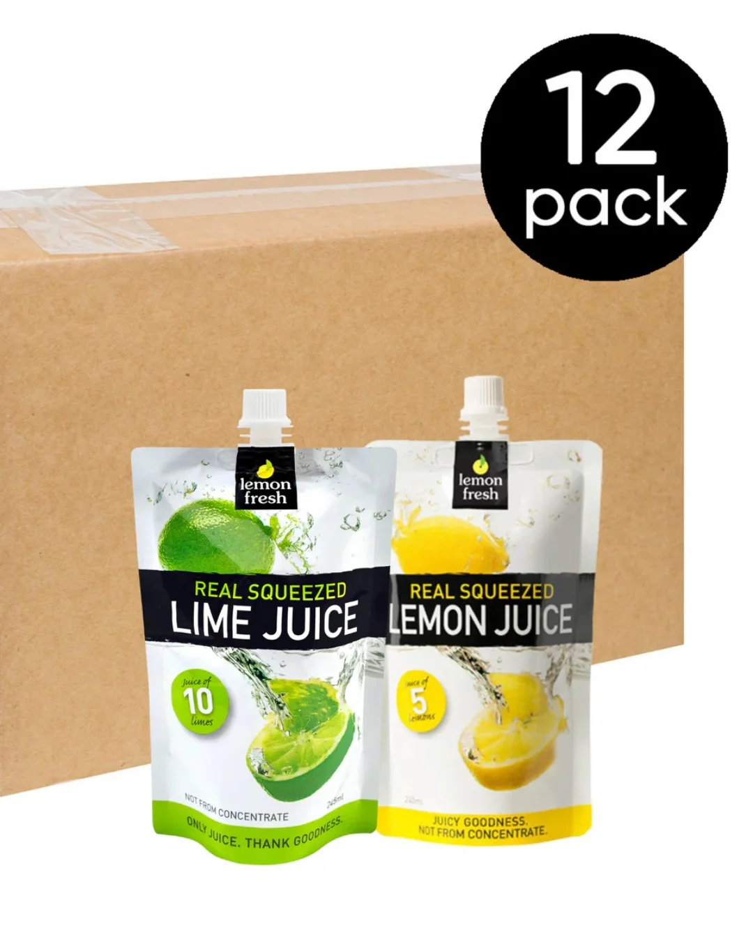 Mixed Citrus Lemon & Lime Juice 12-pack